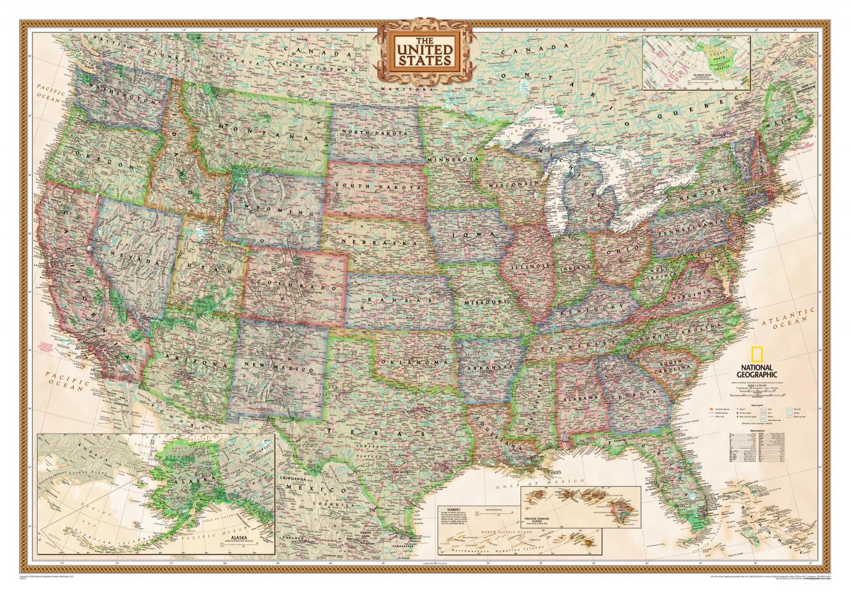 Mapa histórico de los EE.UU