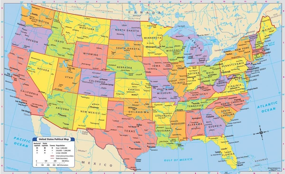 Mapa de la ciudad de EE.UU