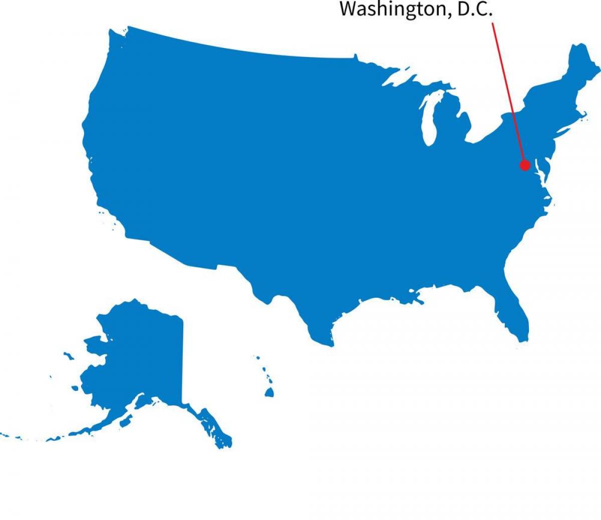 Mapa de la capital de EE.UU